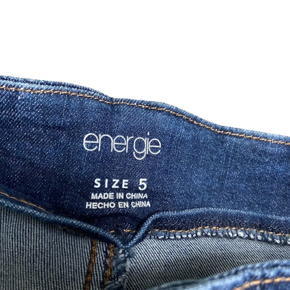 Energie Button Fly Sculpting Jegging High Rise Jeans Blue - Picture 5 of 13